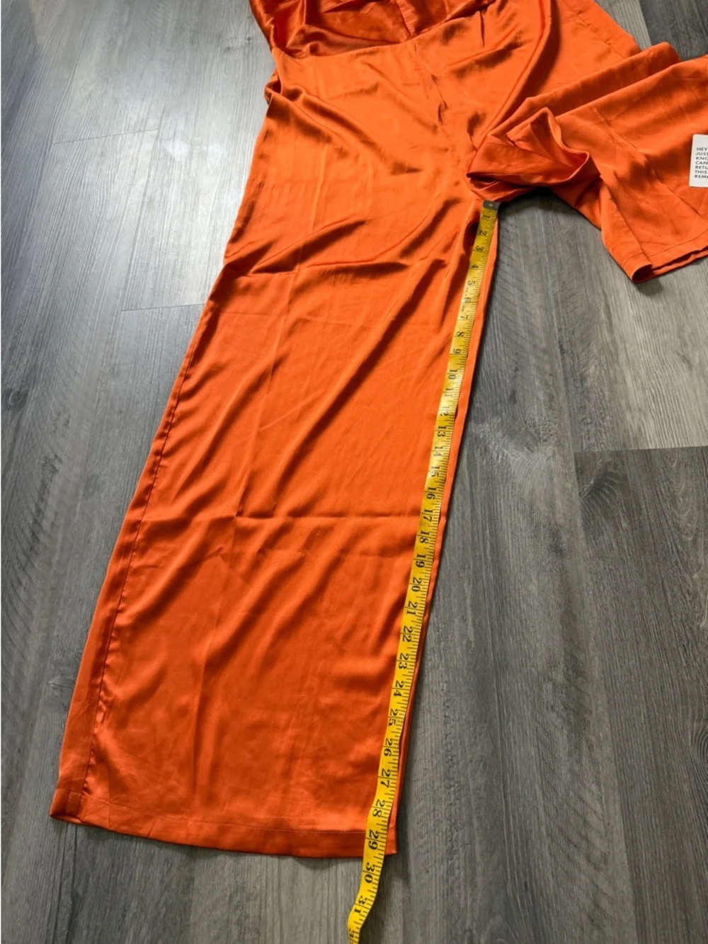 ASOS Jumpsuit NEW 14 US Plus Size Wide Leg Orange